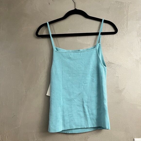 Anthropologie Rashida Sweater Tank Top Blue Medium NWT - Picture 4 of 4